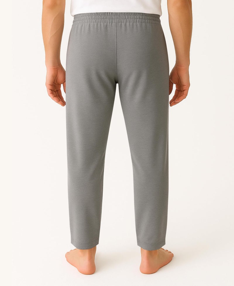 Andrew Scott Men's 6 Pack 100% Cotton Jersey Knit Yoga Lounge & Sleep Pajama Pants (6 Pack - Navy/Black/Royal/Hunter/White/Grey, Medium) - Image 4